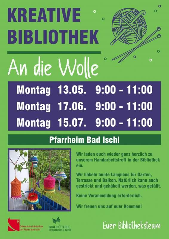 Kreative Bibliothek - An die Wolle 