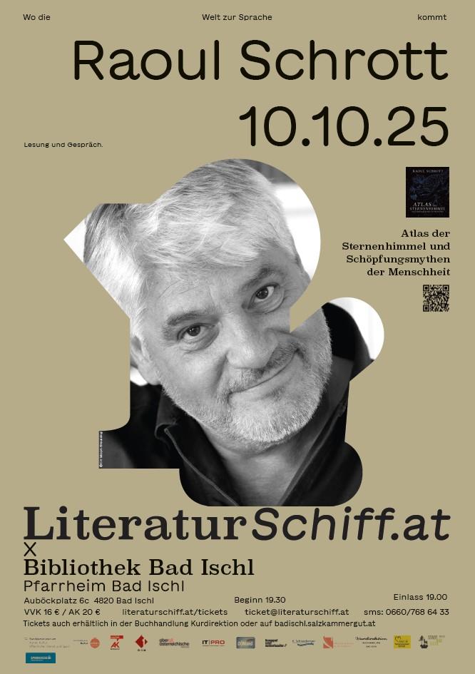 Raoul Schrott Plakat complete