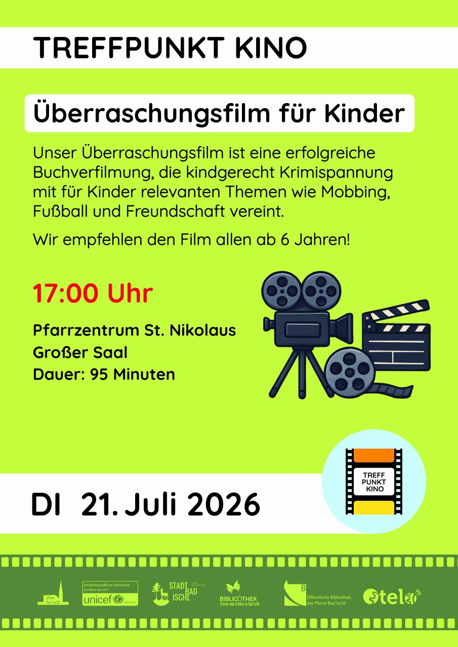 Überraschungskino für Kinder Plakat